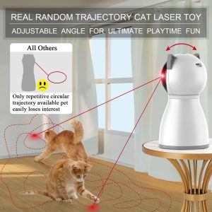 Alternative view of Laser Cat Toys for Indoor Cats,The 4th Generation Real Random Trajectory Motion Activated Rechargeable Automatic Cat Laser Toy,Interactive Cat Toys for Bored Indoor Adult