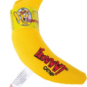 Alternative view of Yeowww! Catnip Chi-CAT-a Banana Toy for Cats - 7 Inches - Durable Cotton Twill - Made in the USA - Stuffed with Organically Grown Catnip
